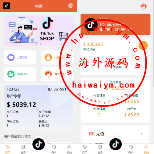 海外tiktok抢单刷单系统/前端uniapp/多语言刷单打针